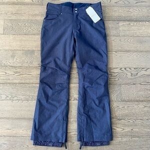 Aperture Crystaline Navy Denim Snow Pants